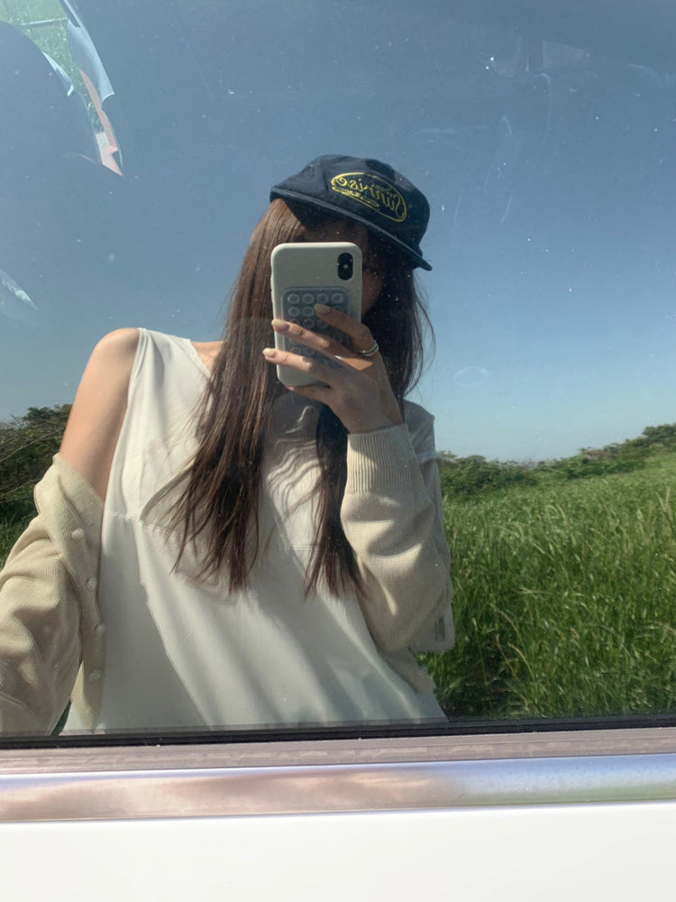 美背綁帶細節泡泡連身裙