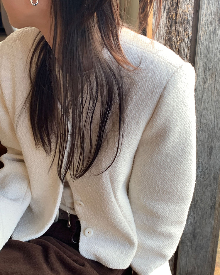高質美色羊毛棉質直褲