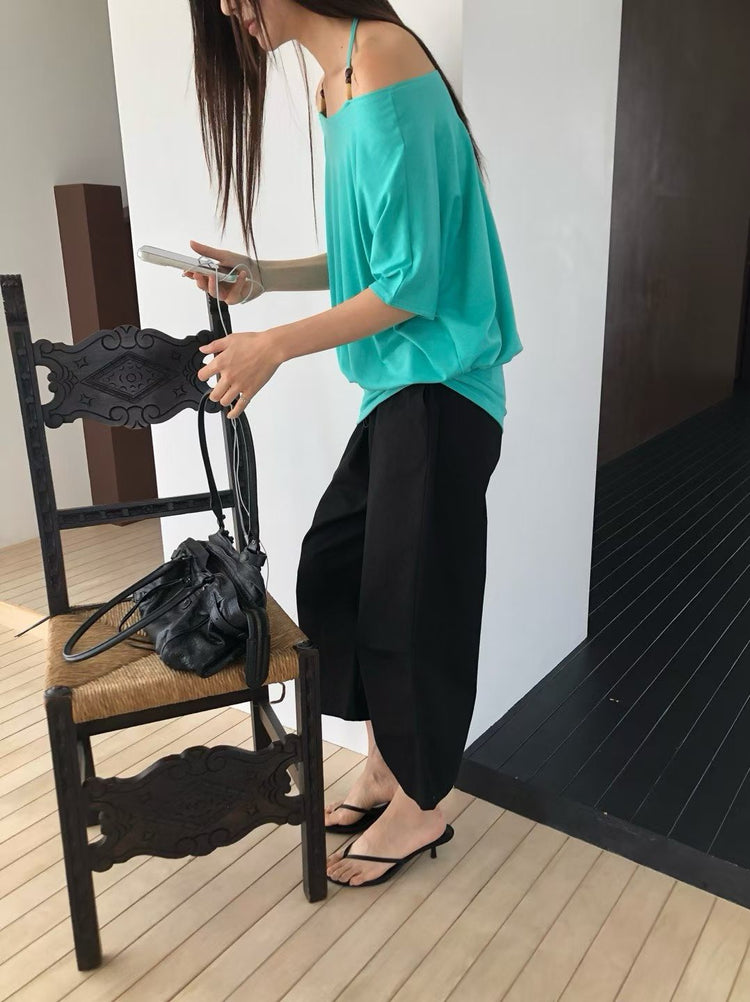 美肩串珠修身細節連身裙