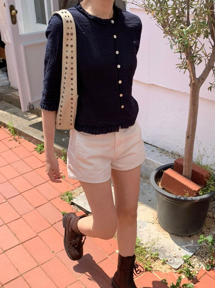 率性鉚釘細節袋(附長帶)