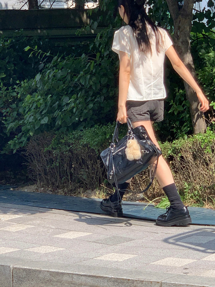 基礎刷色低腰短褲