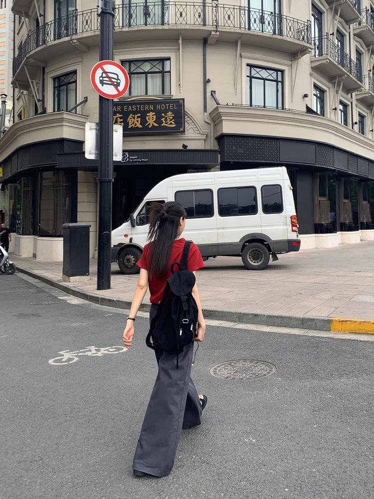 經典單褶挺版直褲