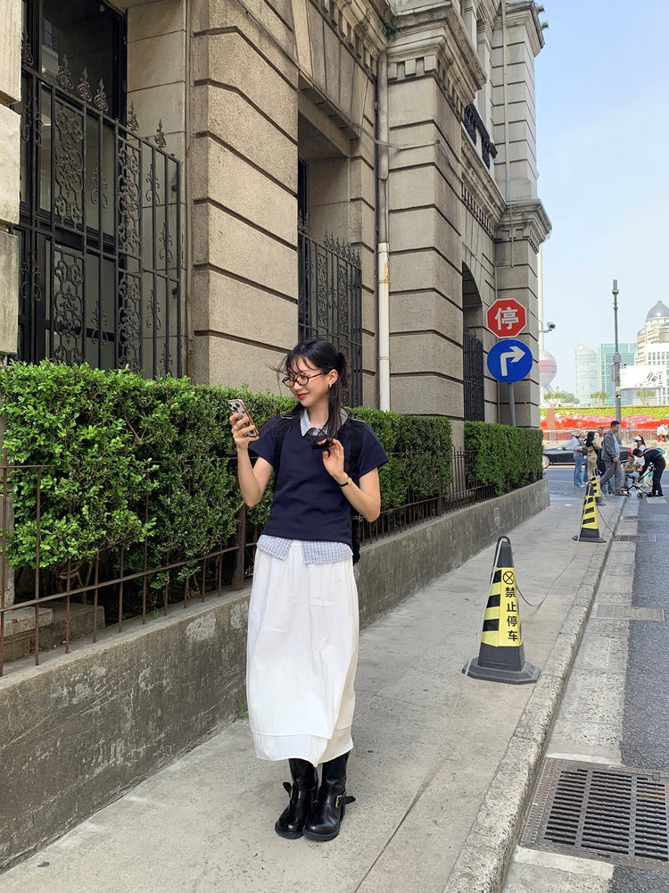 美色厚磅基礎素tee