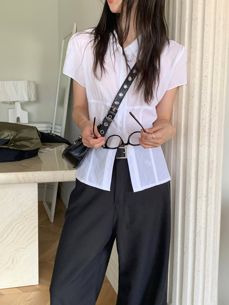 天絲清涼垂感直褲
