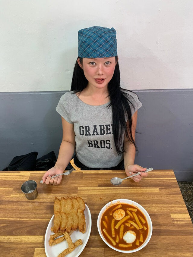 撞色格紋造型方巾
