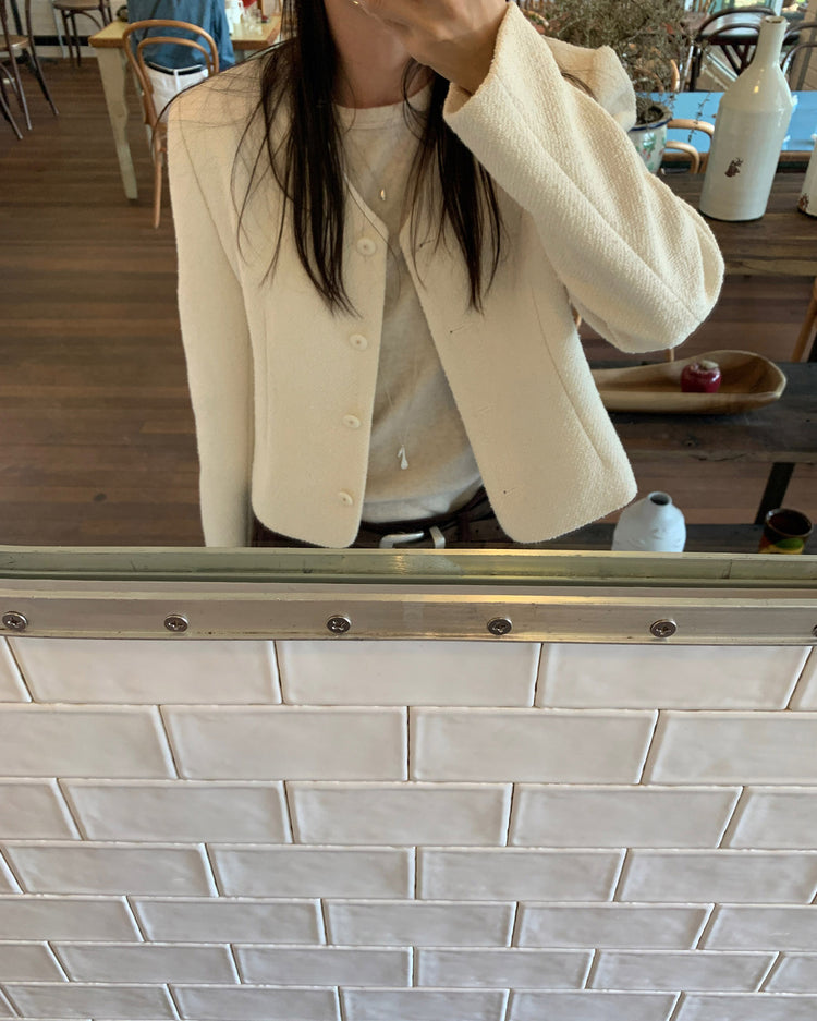 高質美色羊毛棉質直褲