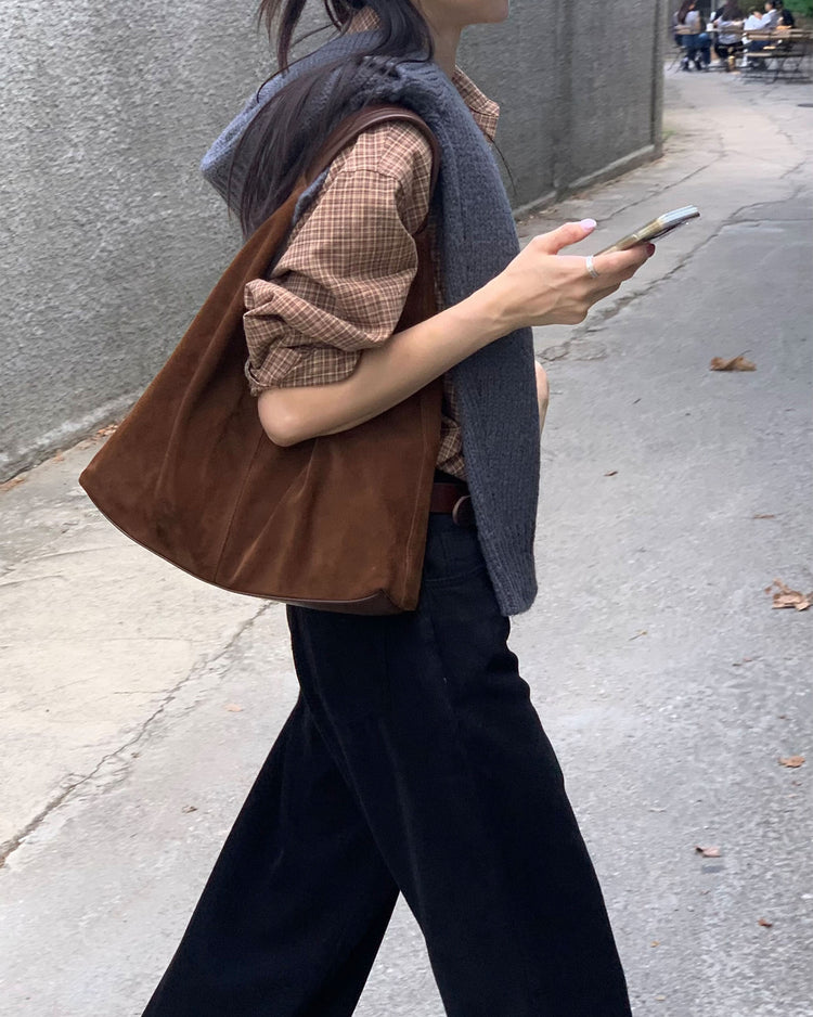 高質美色羊毛棉質直褲