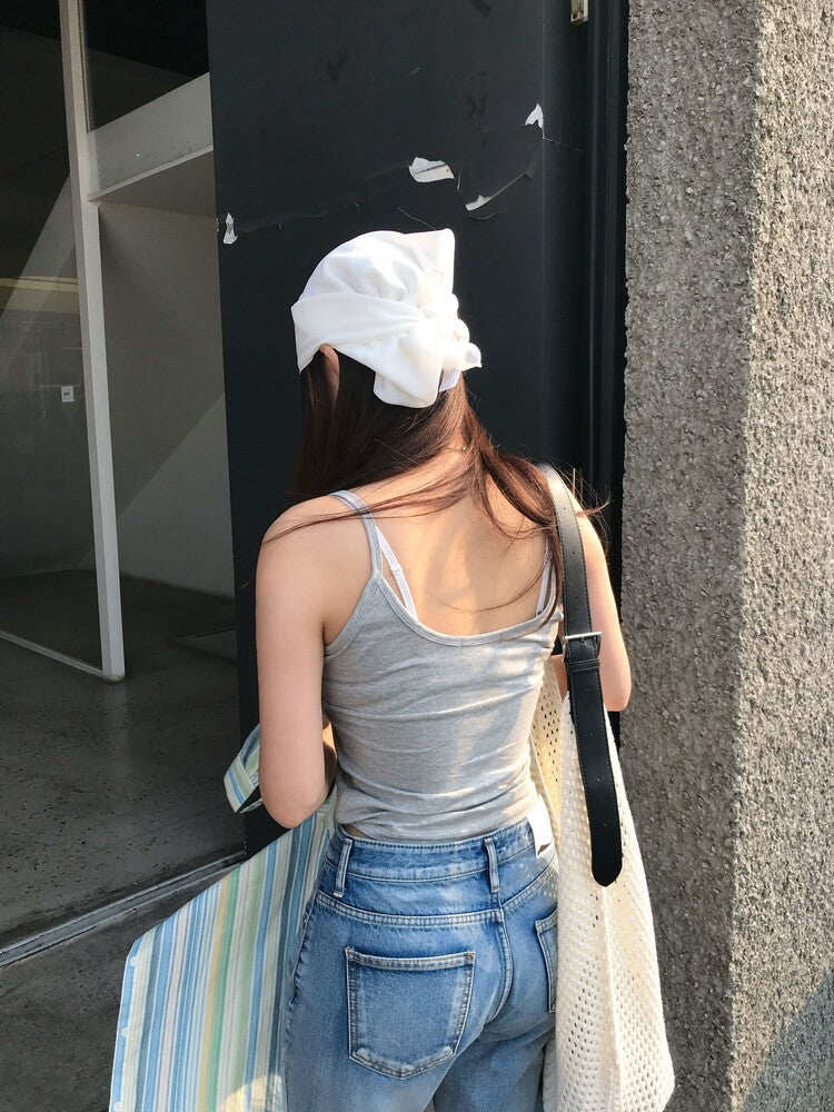 渡假風縷空容量袋(附小袋)