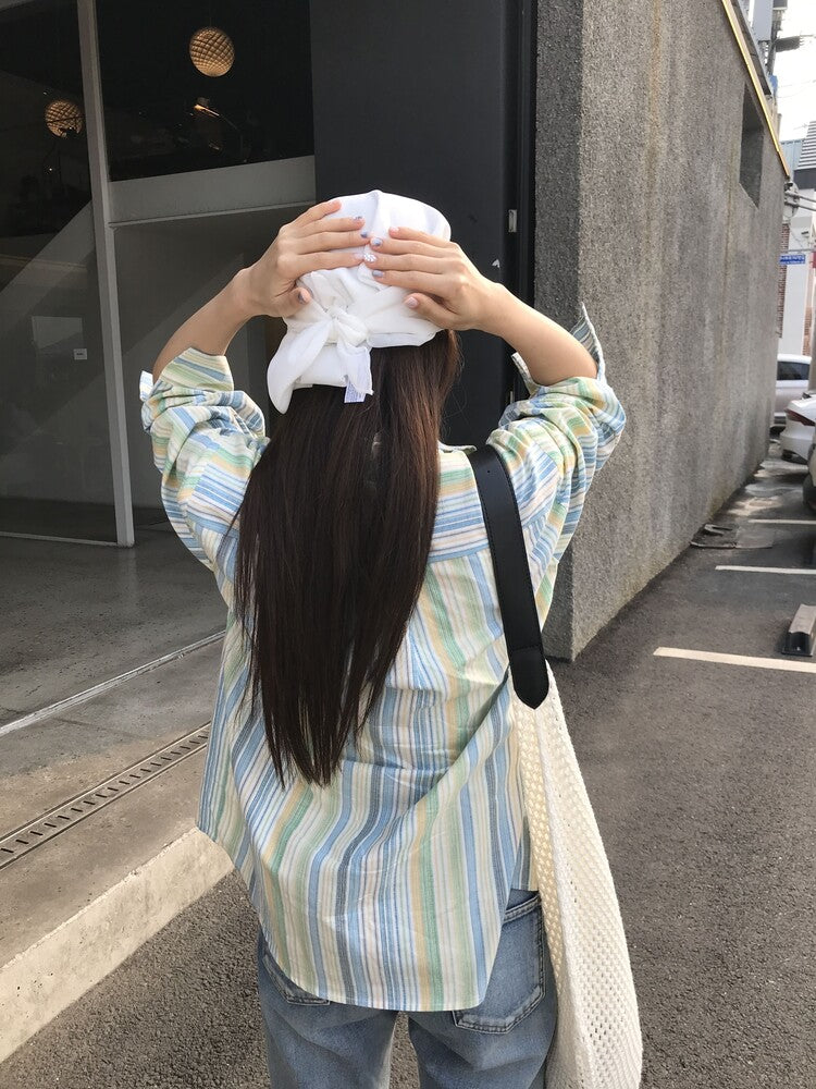 渡假風縷空容量袋(附小袋)