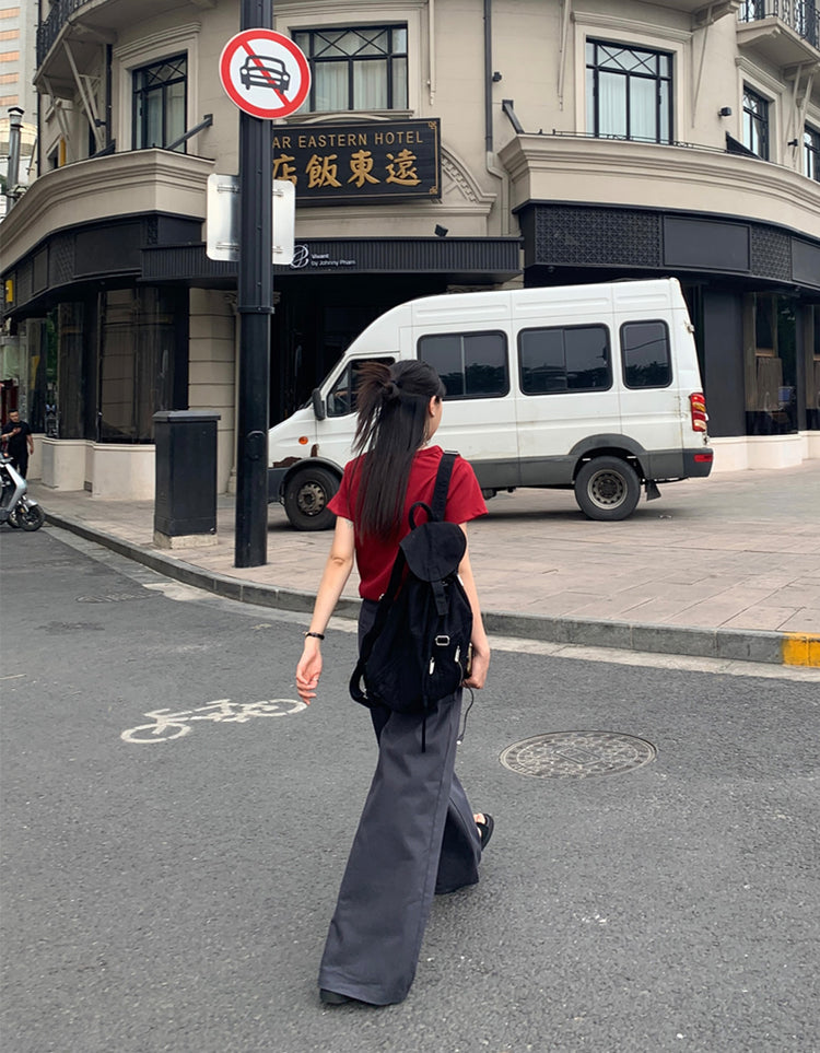美色厚磅基礎素tee
