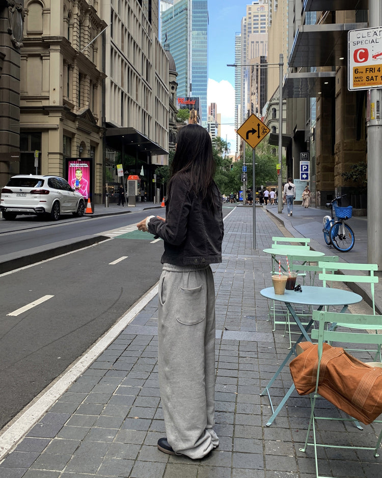 復古燈芯絨修腰合身外套