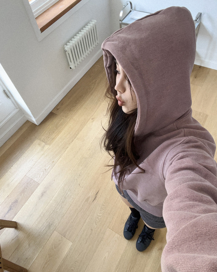 (現)粗坑紋細節迷你修身短褲