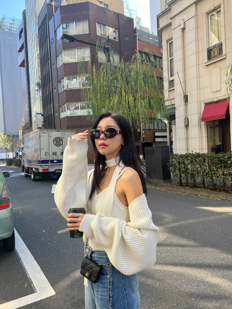 (現)高質花邊細節三件式套裝