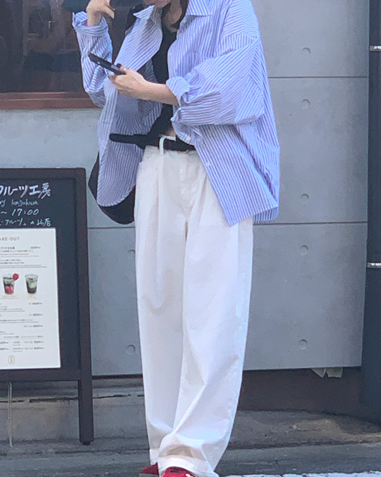 蕾絲細節修腰兩穿上衣