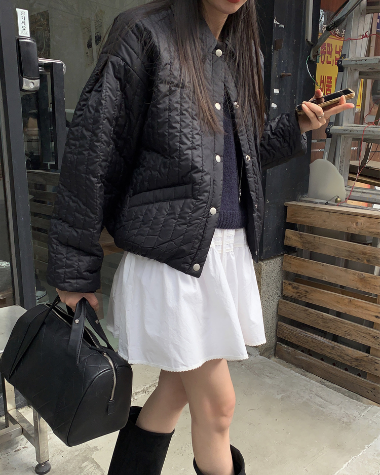 壓褶層次垂帶短裙