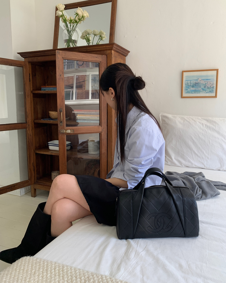 壓褶層次垂帶短裙