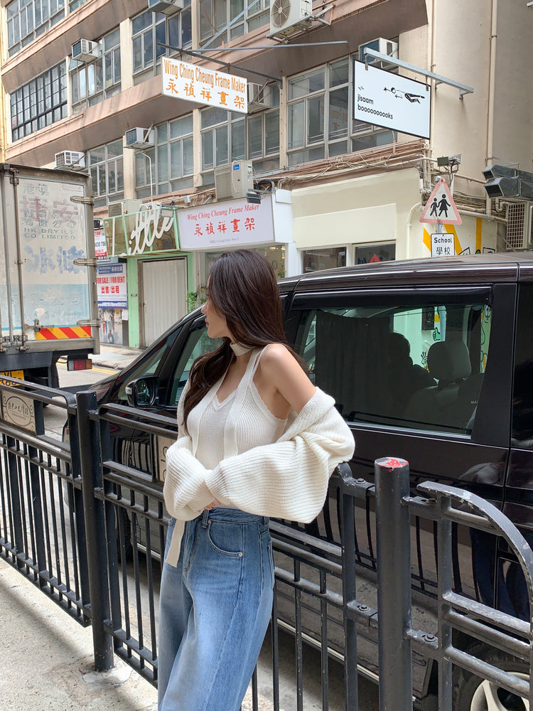 (現)高質花邊細節三件式套裝