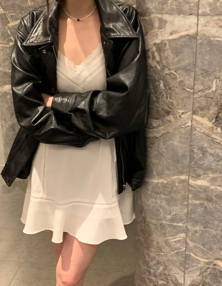 高質蕾絲細節修身連身裙