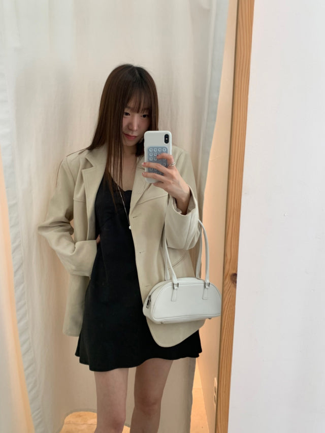 基礎麂皮質感西外