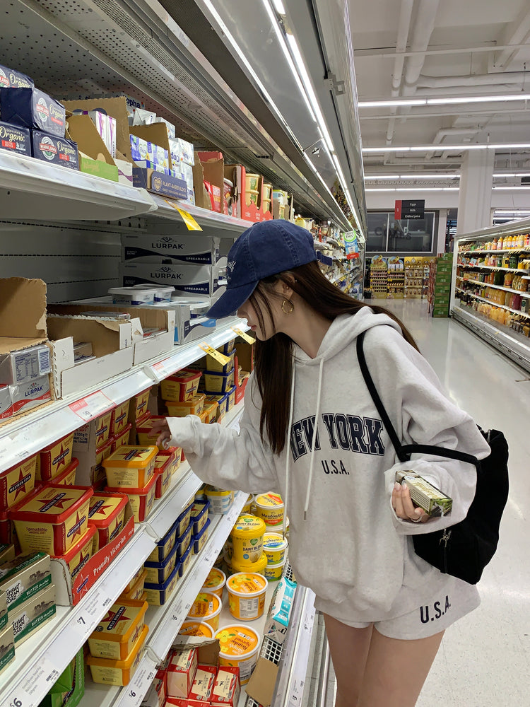 高質NEWYORK連帽衛衣