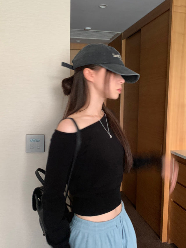 (現)高質前側壓線細節棉褲