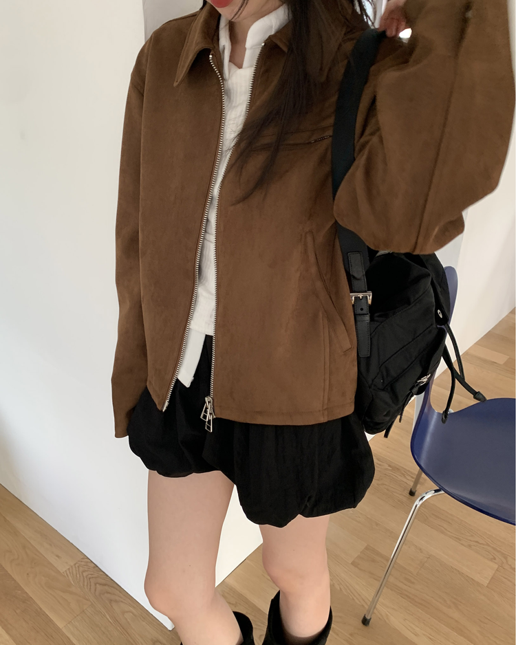 輕薄尼龍質感泡泡裙褲