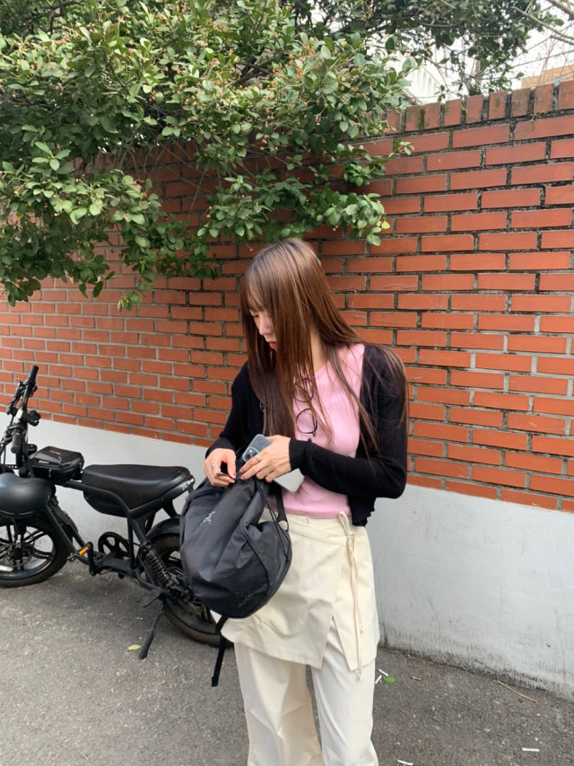 高質基礎標籤合身上衣