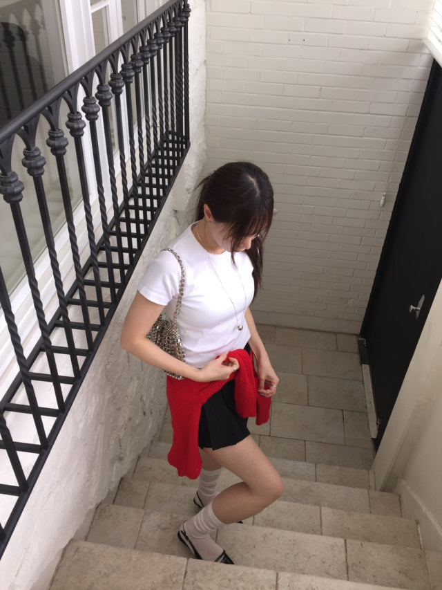 高質基礎標籤合身上衣