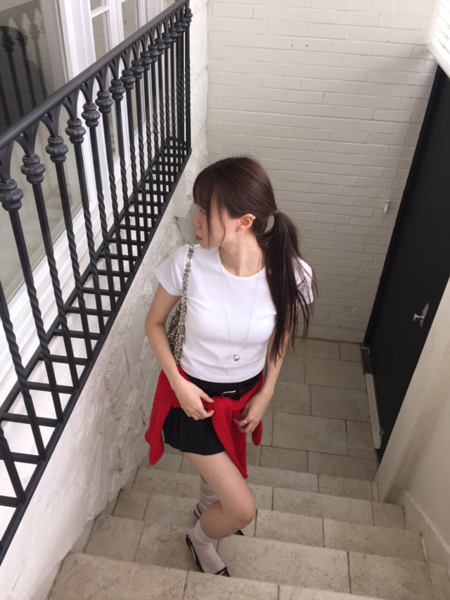 高質基礎標籤合身上衣