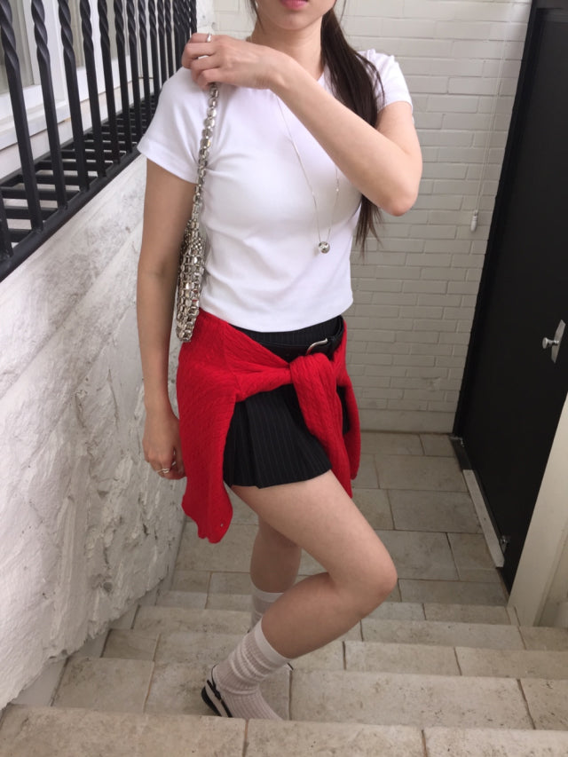 高質基礎標籤合身上衣