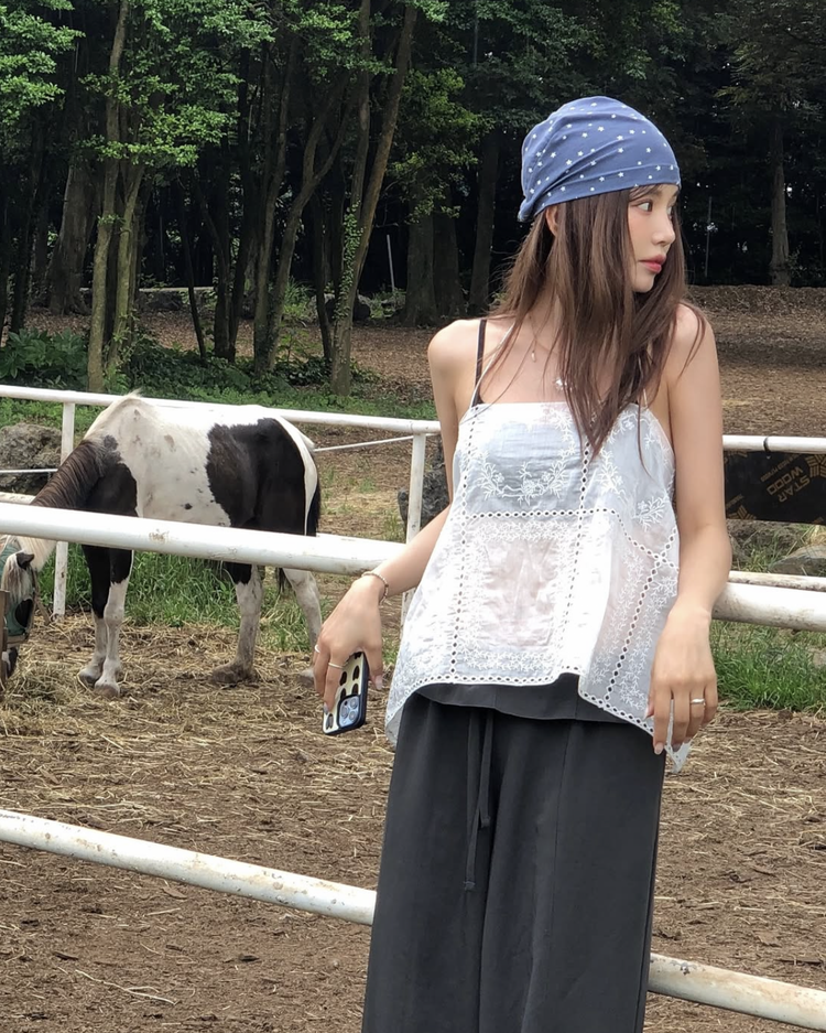 星星圖案堆堆帽
