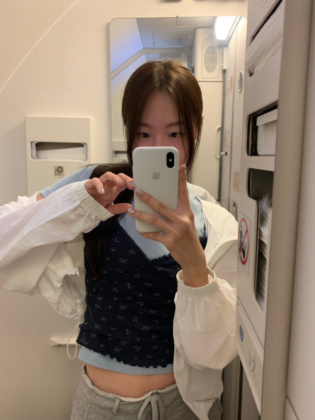 (現)休閒不修邊細節後開叉棉裙