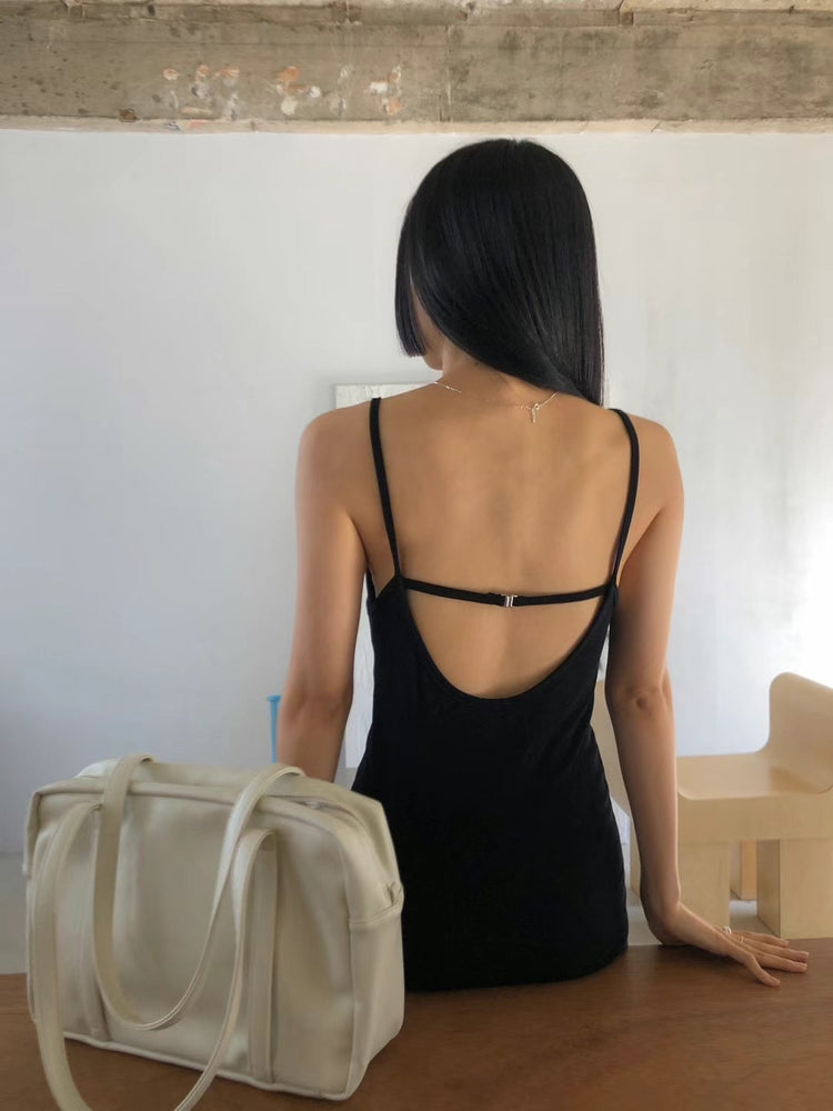 美背線細節bra連身裙