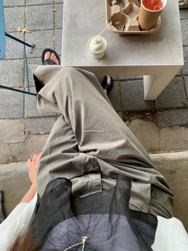 仙氣透紗感胸線細節背心
