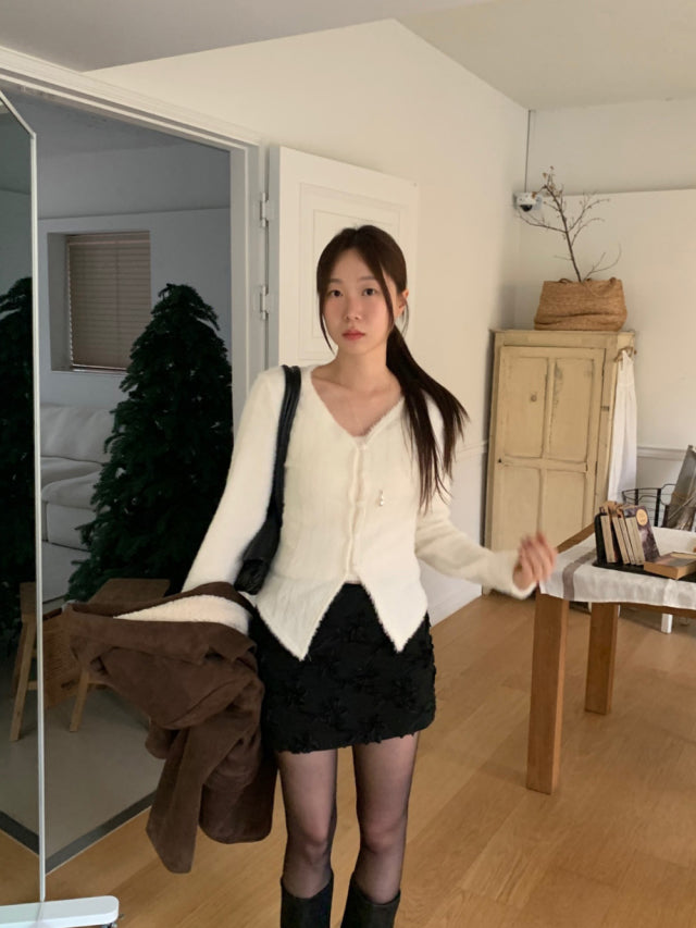 (現)麂皮質感保暖毛毛西外