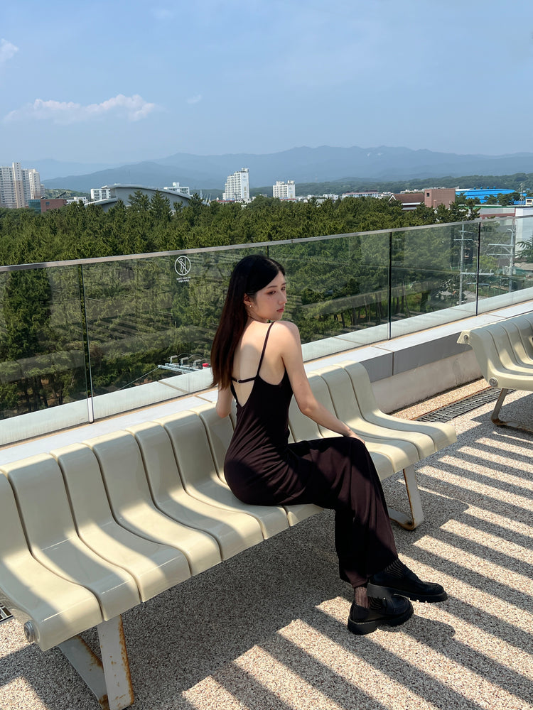 美背線細節bra連身裙