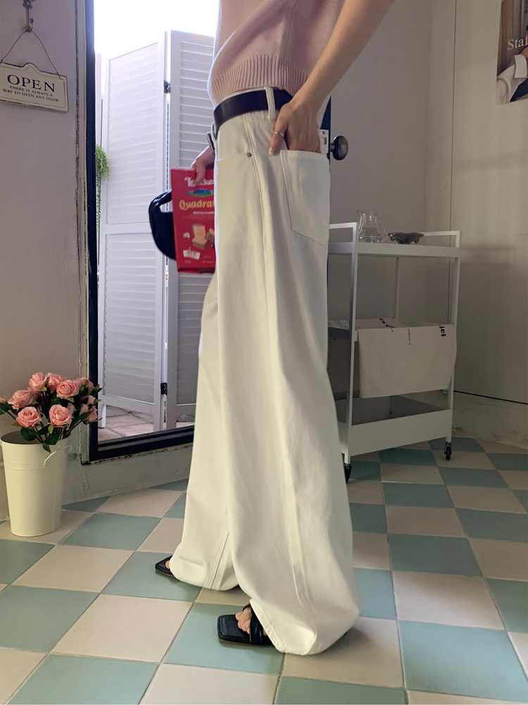 美色翻領修腰針織上衣