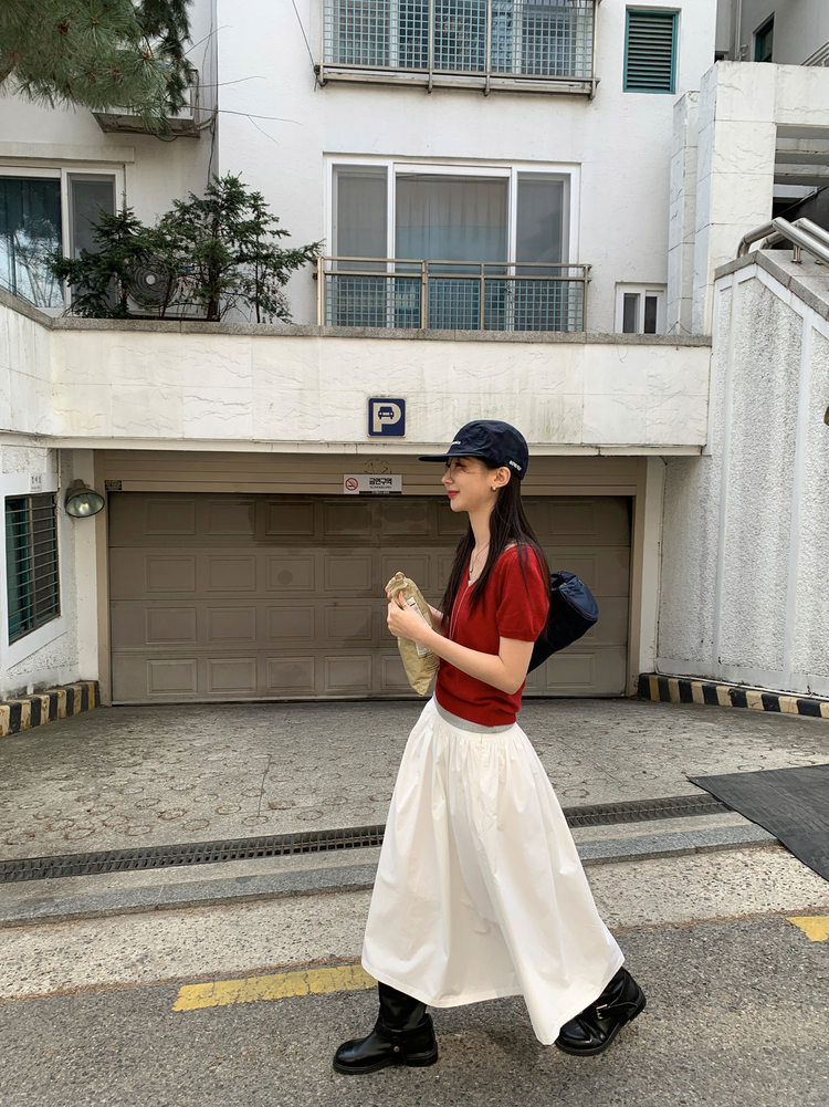 美色細帶基礎休閒背心