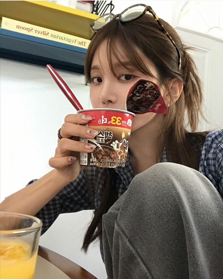 復古格紋修身襯衫