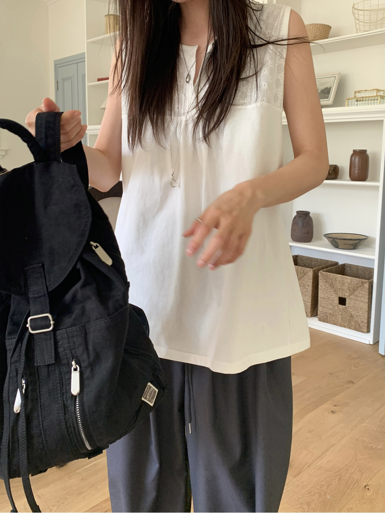 雙壓褶鬆緊腰垂帶闊褲