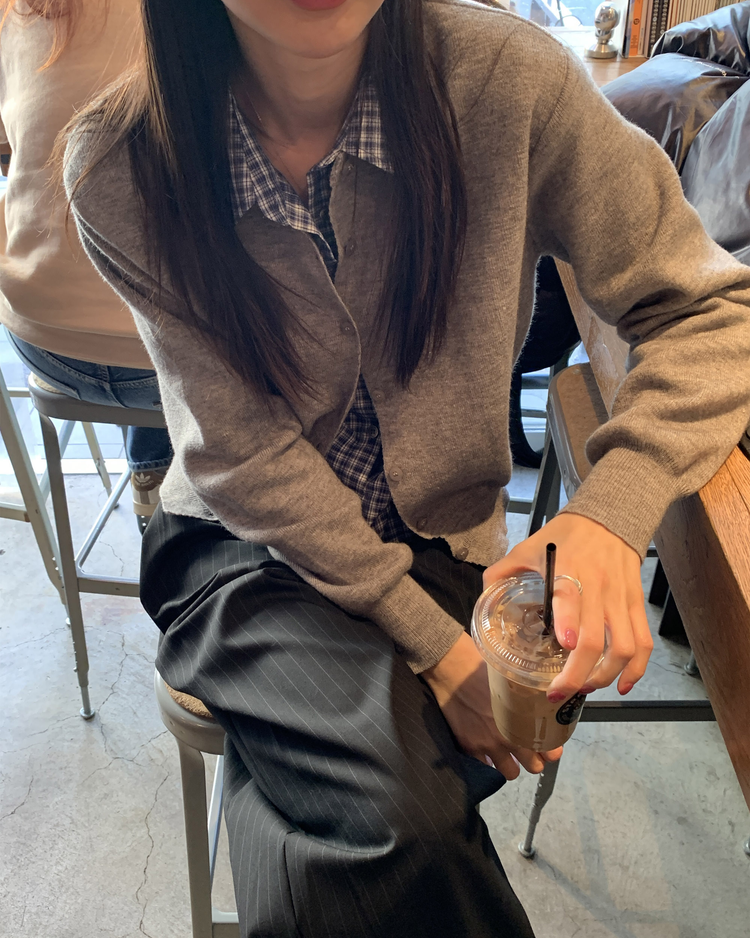 百搭修身七分袖襯衫
