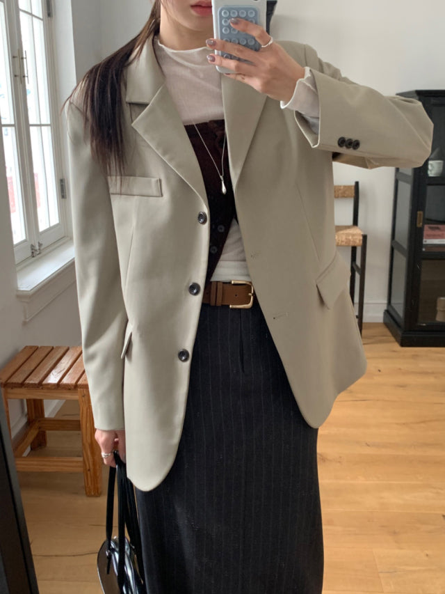 基礎翻領垂帶細節西外