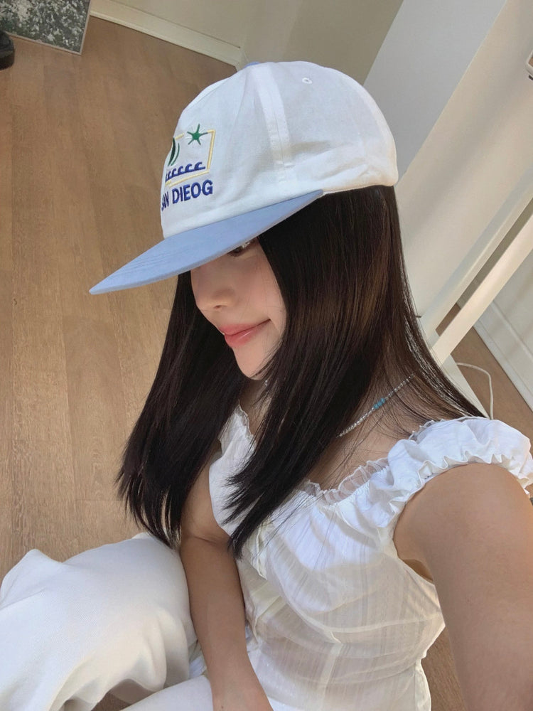 蕾絲細節修腰兩穿上衣