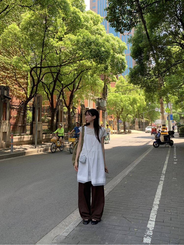 船領兩穿美肩細節上衣