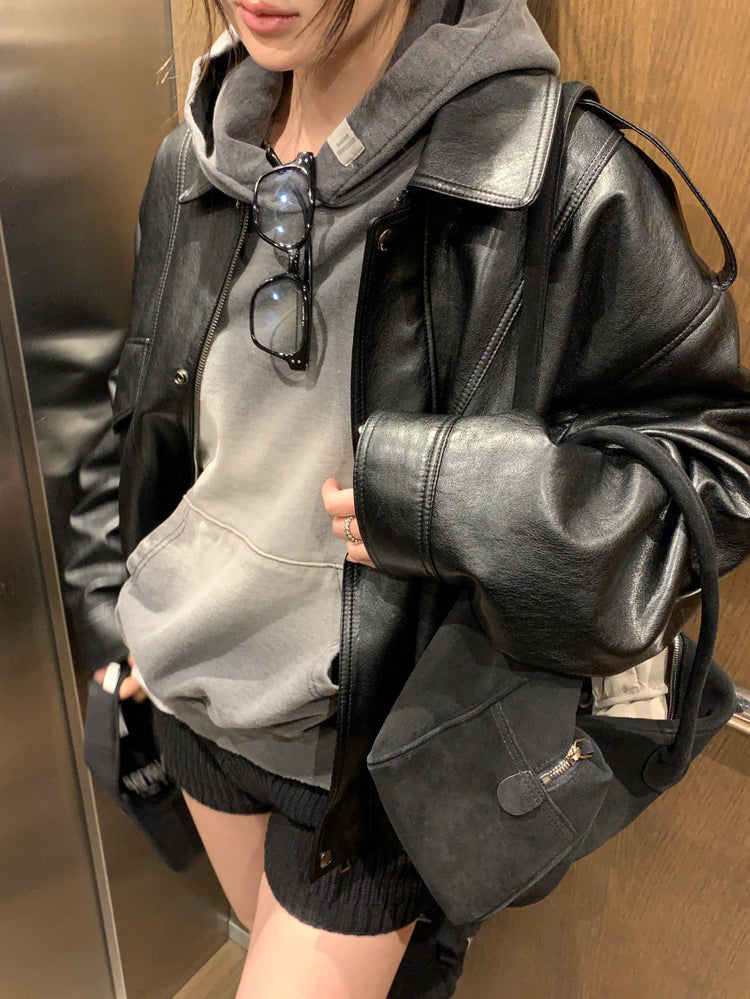 高質洗水牛仔連帽衛衣