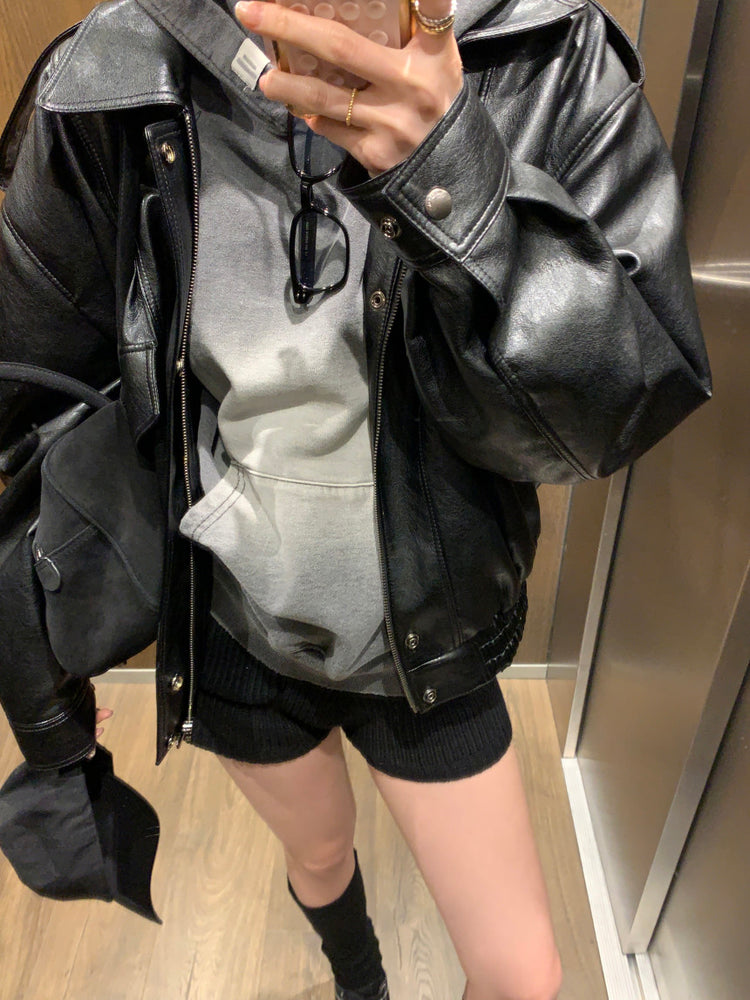 高質洗水牛仔連帽衛衣