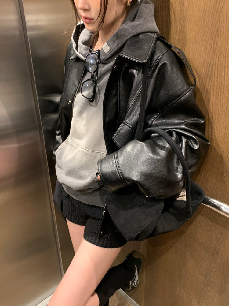 高質洗水牛仔連帽衛衣
