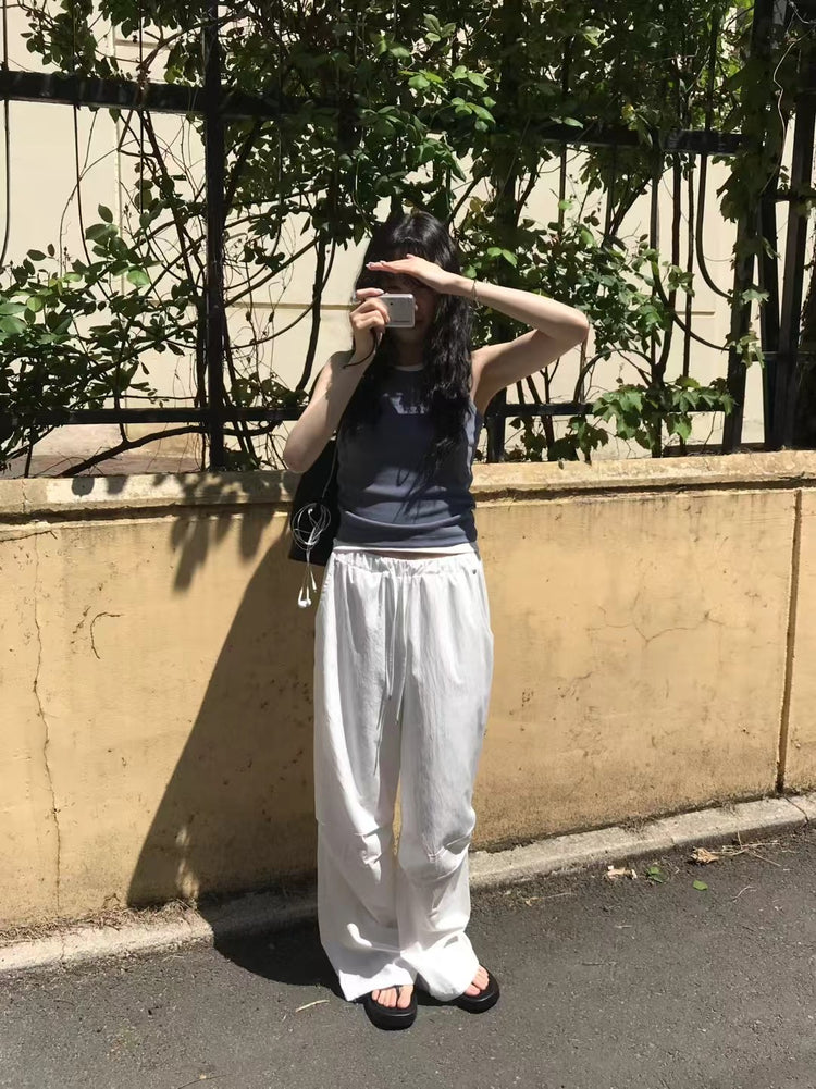 前後兩穿金屬細節背心