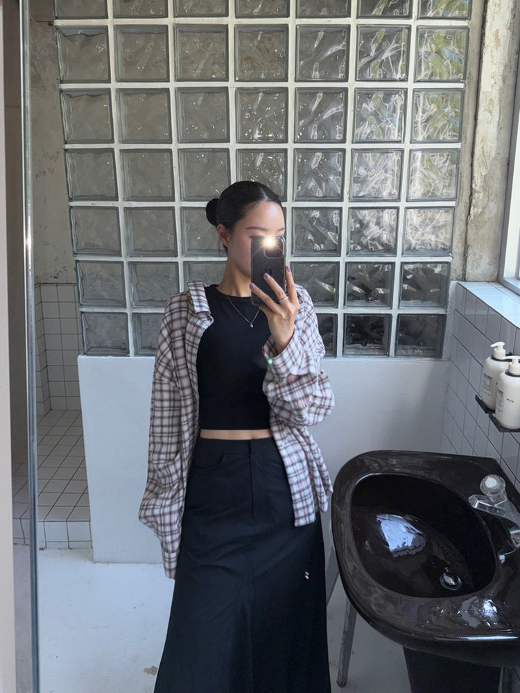 基礎美色削肩bra背心
