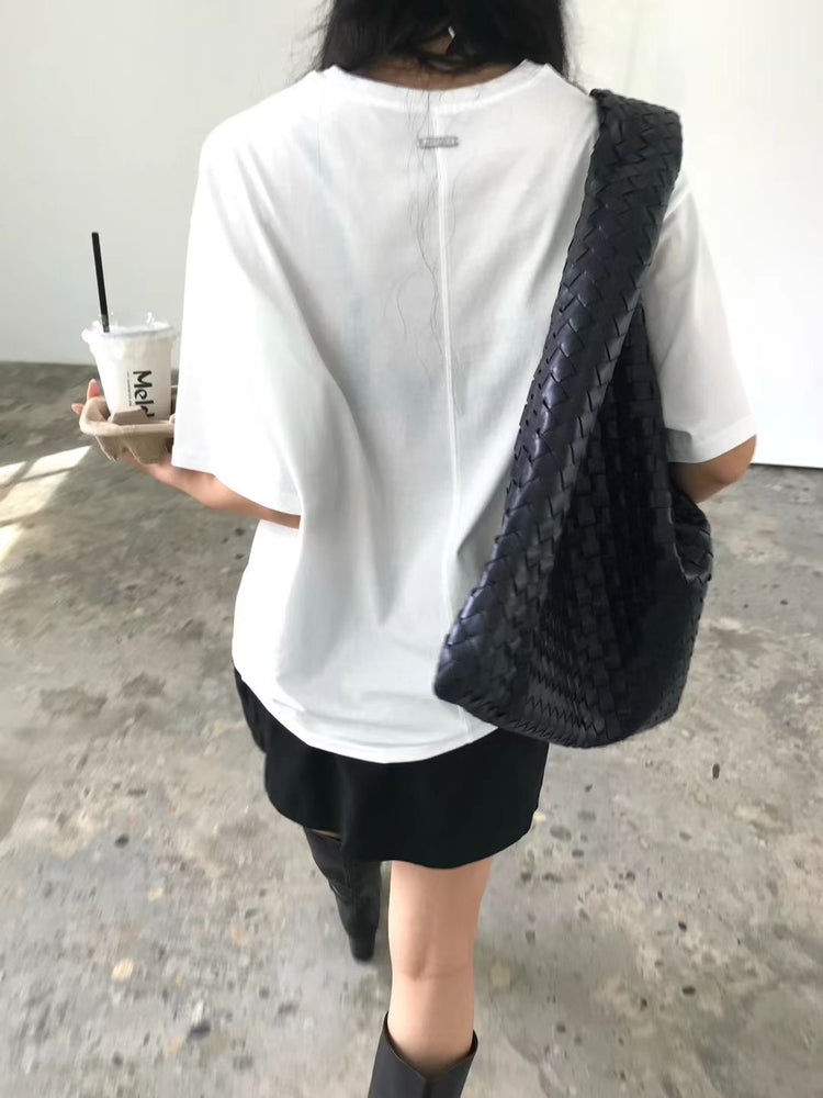 麂皮絨銀扣細節裙褲